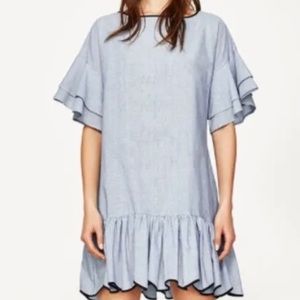 Zara Small Y2K Babydoll Dress